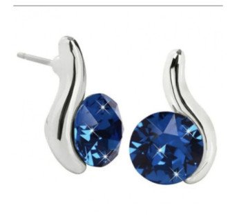 Boucles d'Oreilles Rayons Bleus du Matin