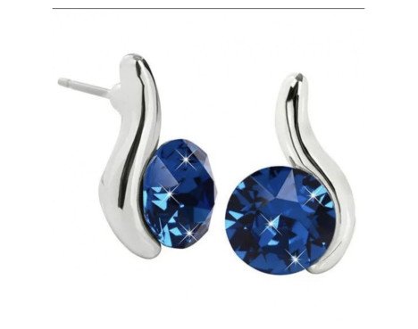 Boucles d'Oreilles Rayons Bleus du Matin