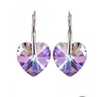Boucle d'oreille en Cœur Élégant