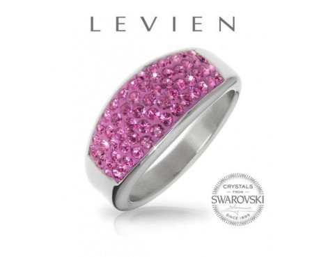 Bague en Argent Monter de Rose cristaux swarovski