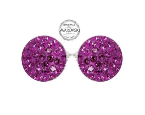 Boucle d'oreille Ronde De Cristal swarovski