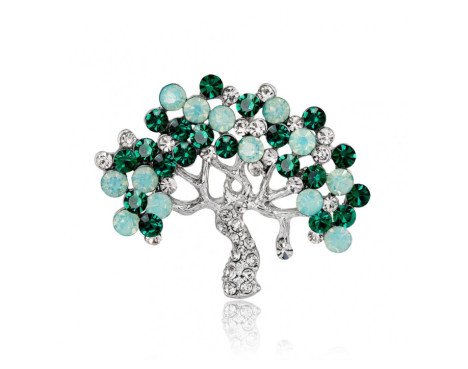 Broche Pin Coréenne En Forme D'Arbre