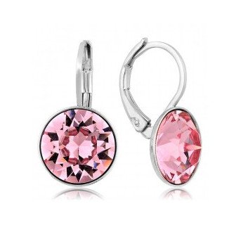 Boucles d'oreilles Levien CHATON 10mm cristal Swarovski