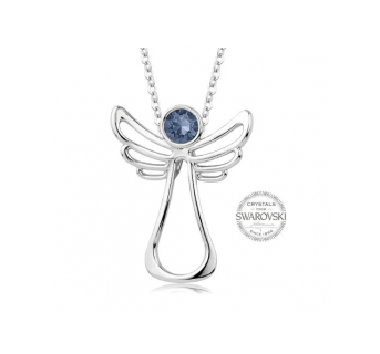 Collier Ange orné de cristaux Swarovski