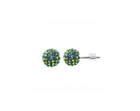 Boucles d'oreilles Levien BOULE PU 6mm - CRISTAL