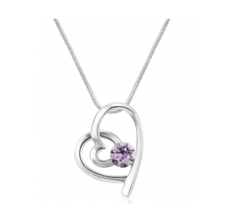 Collier Levien Cœur en CRYSTAL Swarovski