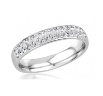 Levien Bague 53 mm acier ELIS - CRISTAL