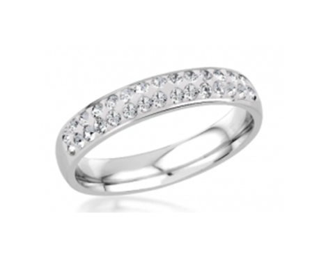 Levien Bague 53 mm acier ELIS - CRISTAL