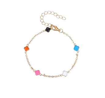 Mode Forme De Cœur Papillon Alliage Incruster Perles Artificielles Strass Femmes Bracelets 1 Pièce