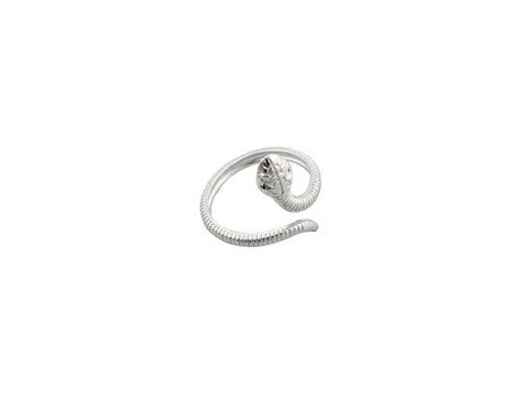 Élégant Serpent Acier Inoxydable 304 Placage Anneau Ouvert 1 Pièce