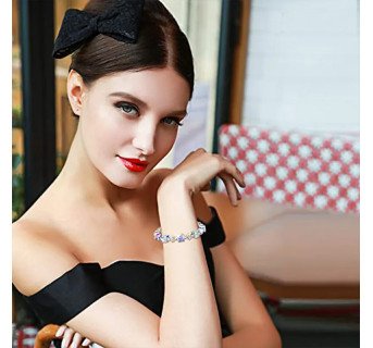 Mode Géométrique Carré Cristal Autrichien  collier sublime