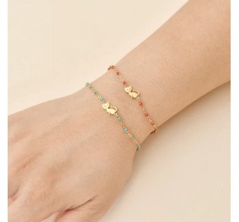 Style Simple Chat Acier Inoxydable Placage Plaqué Or 18k Bracelets