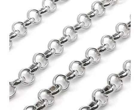 Collier unisexe Sailor Doc en chaîne plaquée argent